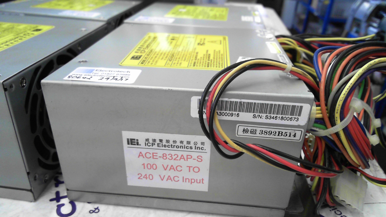 ICP Electronics ACE-832AP-S ATX Power Supply