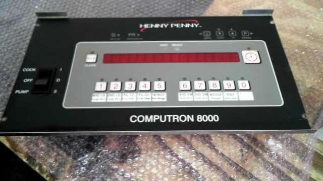 Henny Penny Computron 8000 Control Panel