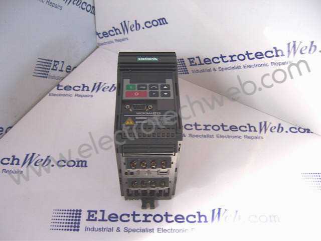 Siemens 6SE92114DA40 Micromaster