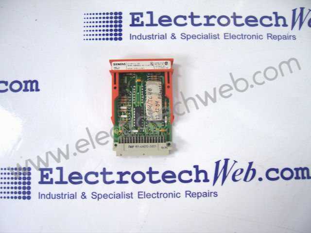Siemens 6ES53751LA21 Memory Submodule 