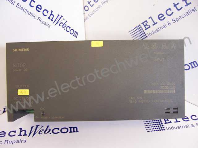 Siemens 6EP14362BA00 SITOP Power Supply