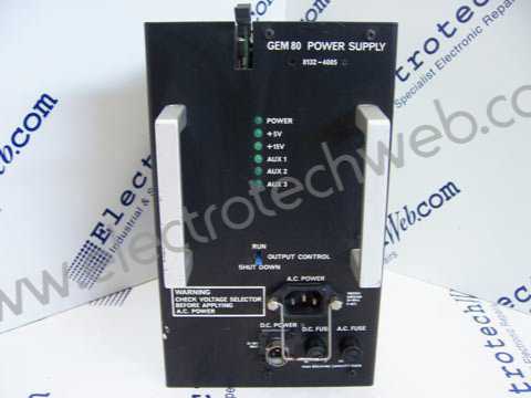 Cegelec 81324005 Gem 80, Power Supply