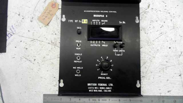 British Federal Type MP8u Microprocessor Weld Control