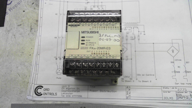 Mitsubishi Melsec FXos-20MR-ES/UL PLC