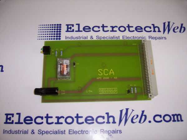 SCA APC 2000-42 PCB