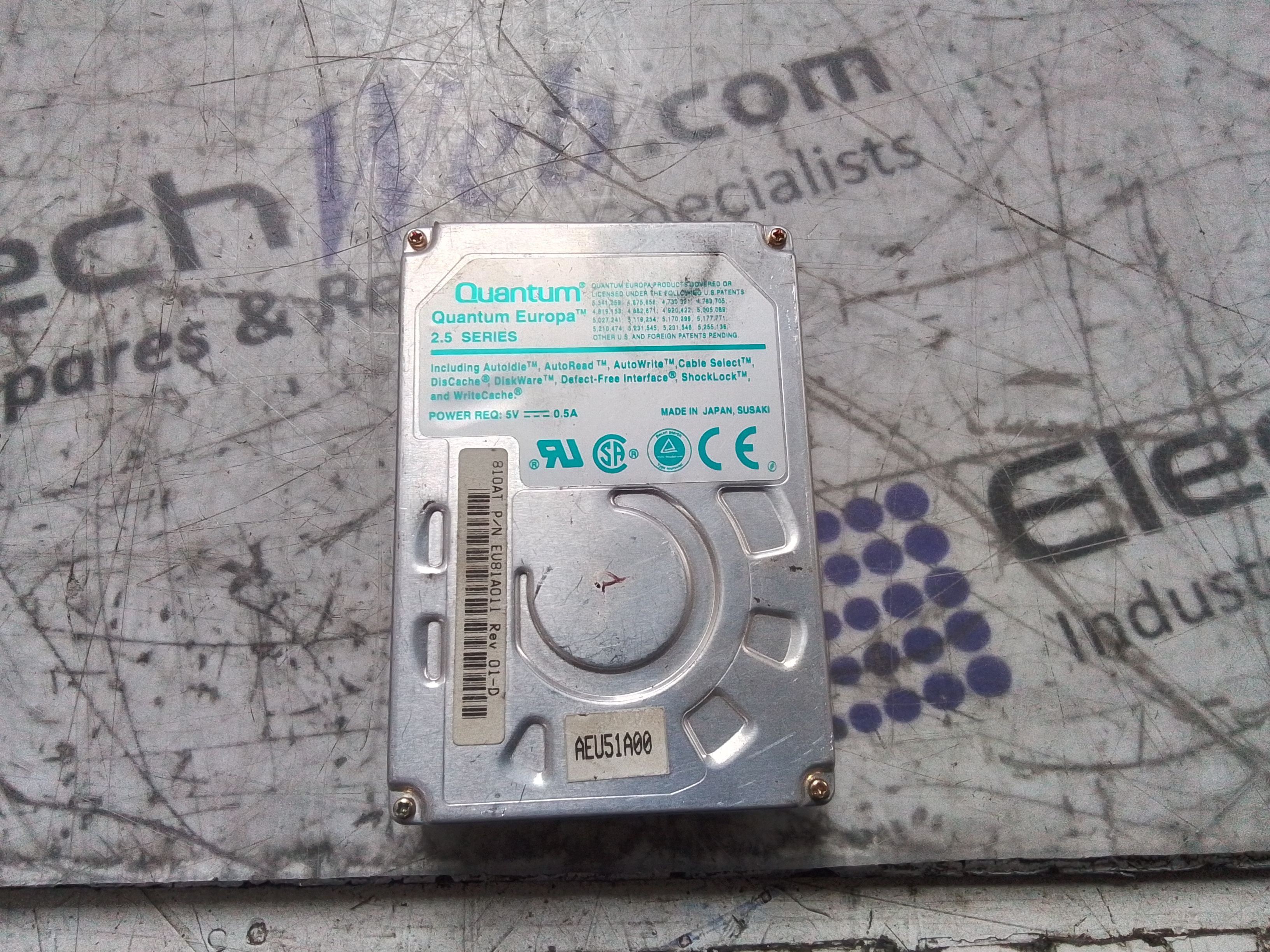 Quantum EU81A011 Hard Drive