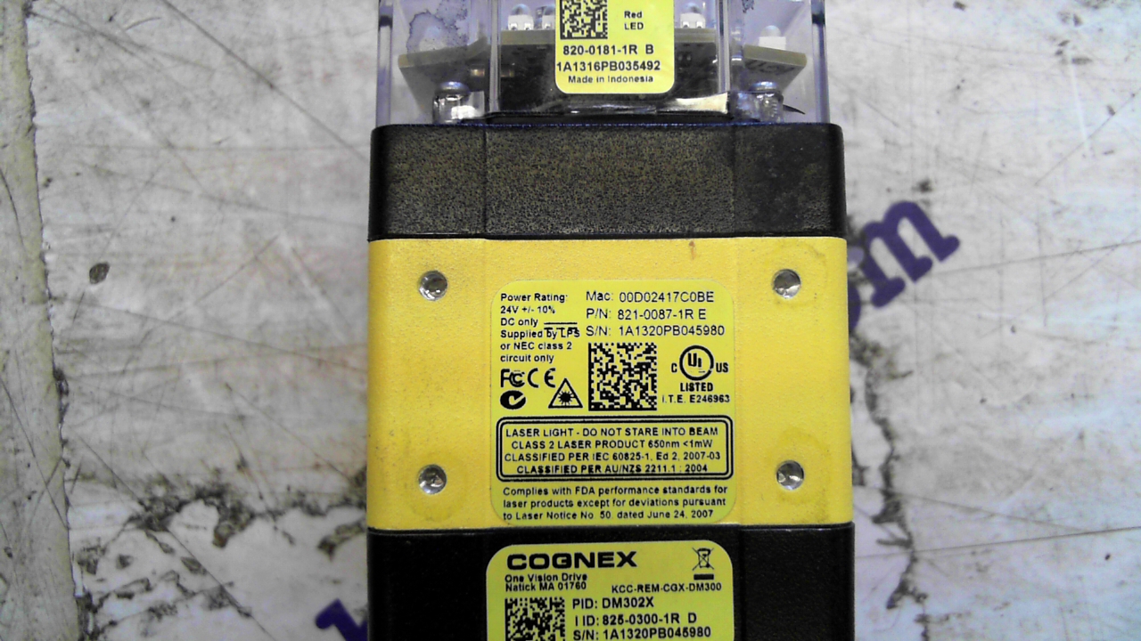 Cognex 821-0087-1RE Barcode Scanner
