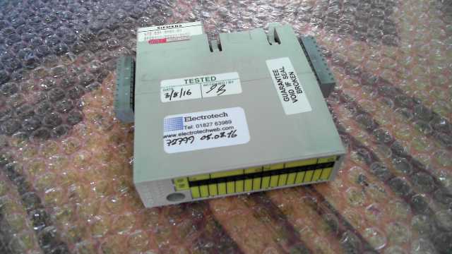 Siemens 6FC5111-0CA01-0AA0 Input Module