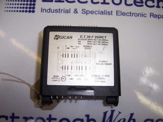Gicar E.T.30F2GRCT Coffee Machine Control Unit