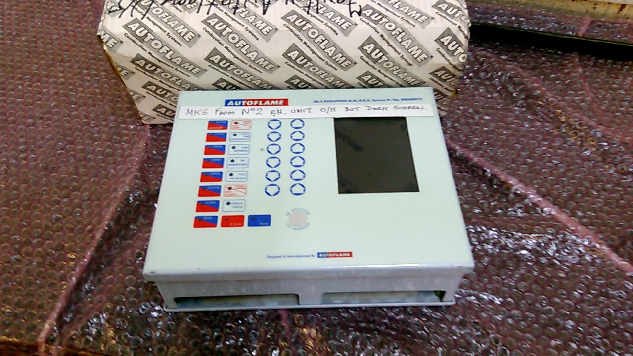 Autoflame MM60001/E Control Panel