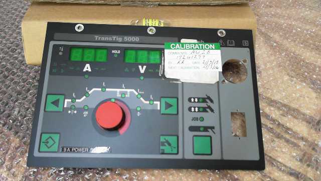 TransTig 5000 Control Panel