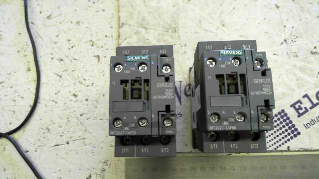 Siemens 3RT2027-1AF00 3 Pole Contactor