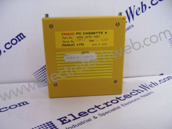 Fanuc A02B-0076-K001 PC Cassette A
