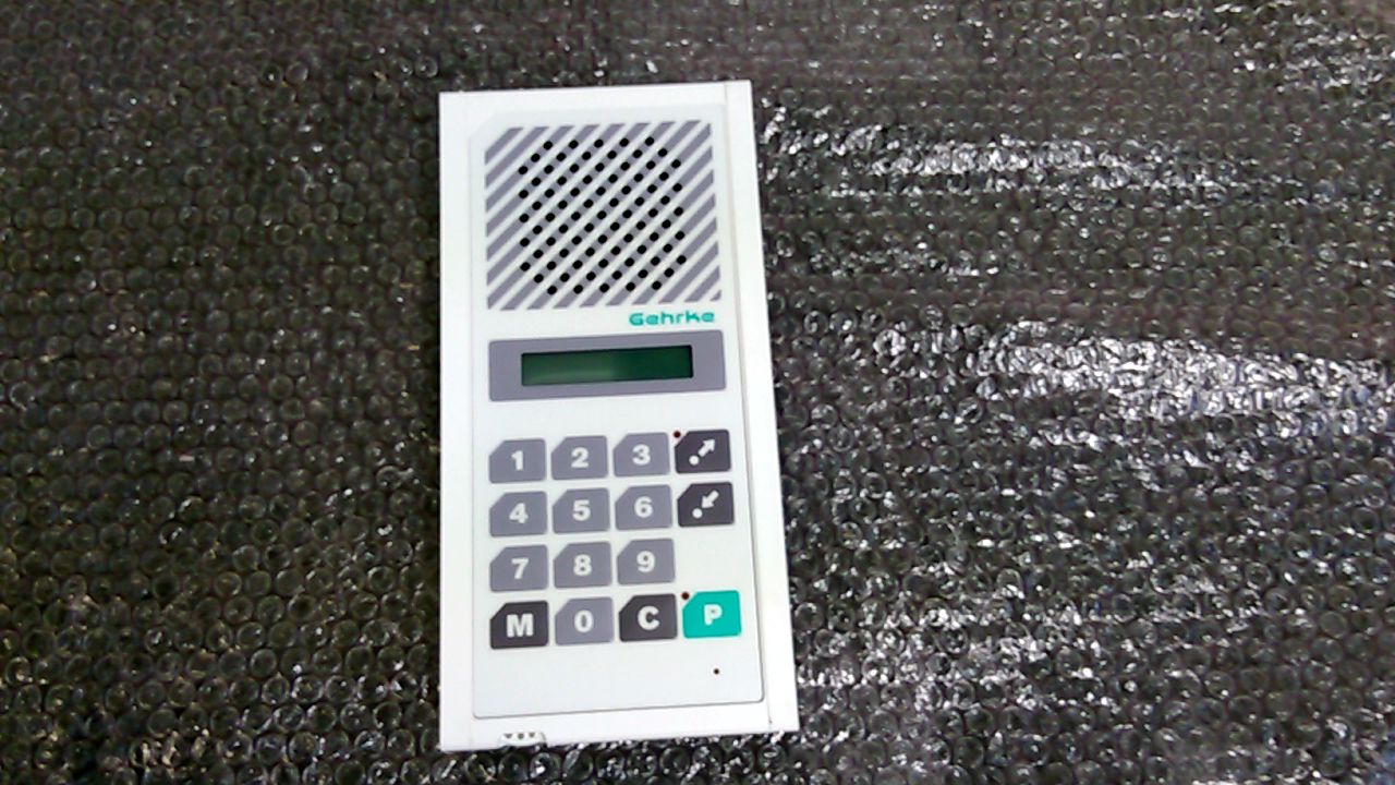Gehrke Multicom 3000 Intercom Panel