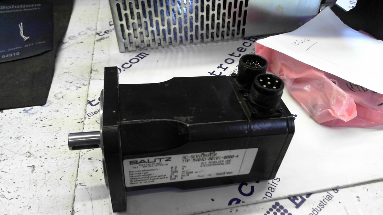 Bautz M404D-00101-0000-4 Servo Motor