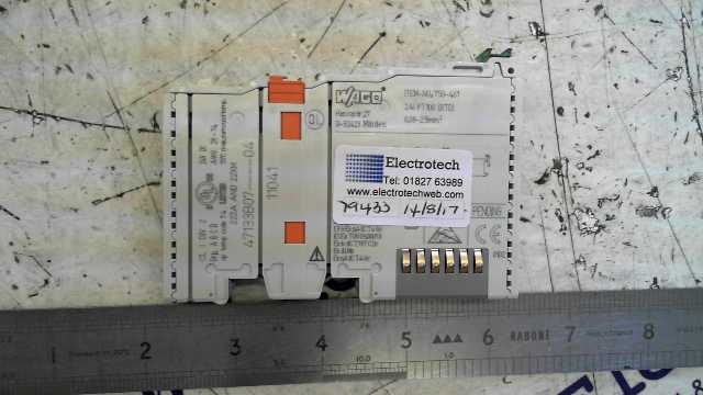 Wago 4-2mA 750-461 Analogue Input Card