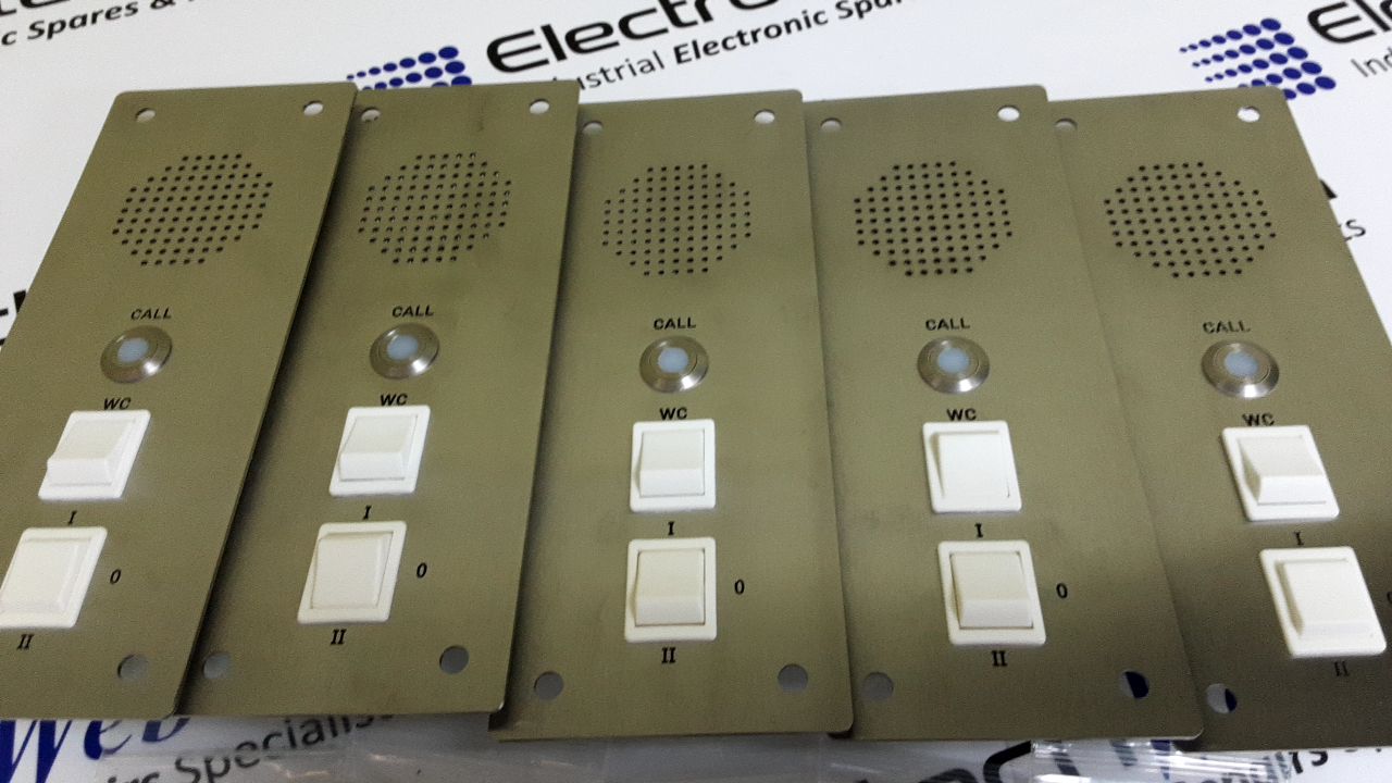 Electrotech L7514/3 Audio Call Plate 3 Switch