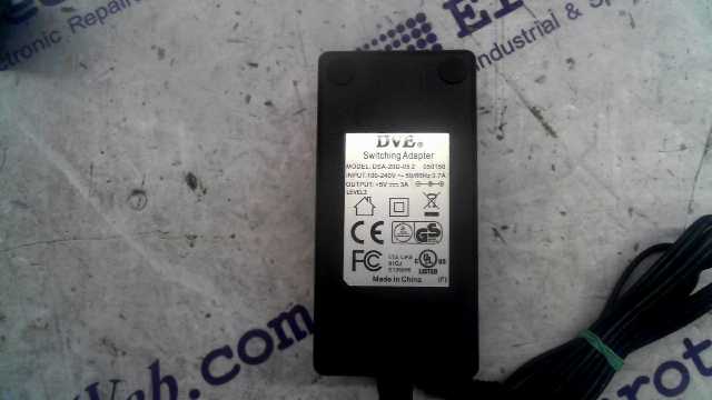 DVE DSA-20D-05 Power Adaptor