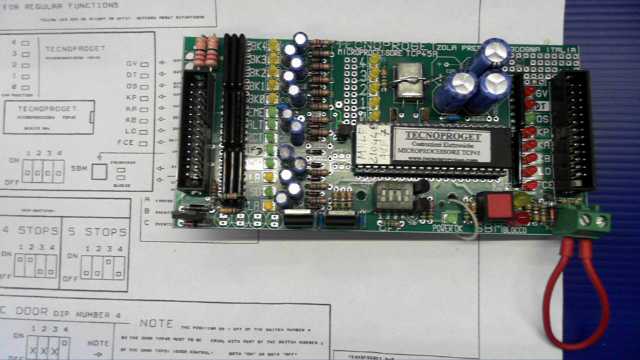 Tecnoproget TCP45A Microprocessor PCB