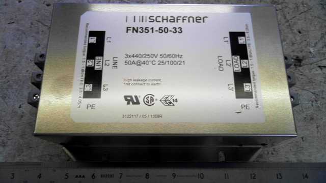 Schaffner FN351-50-33 3 Phase Filter