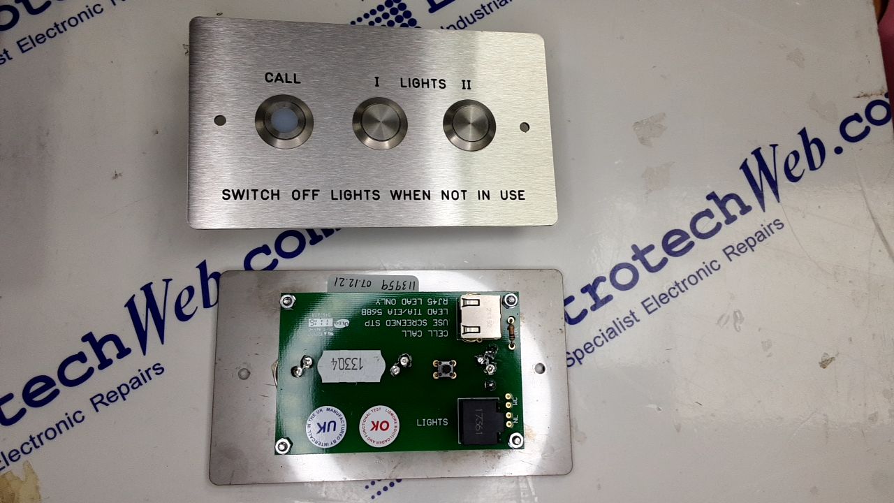 Electrotech L7014BAN418 Cell Call c/w 2 Light Buttons