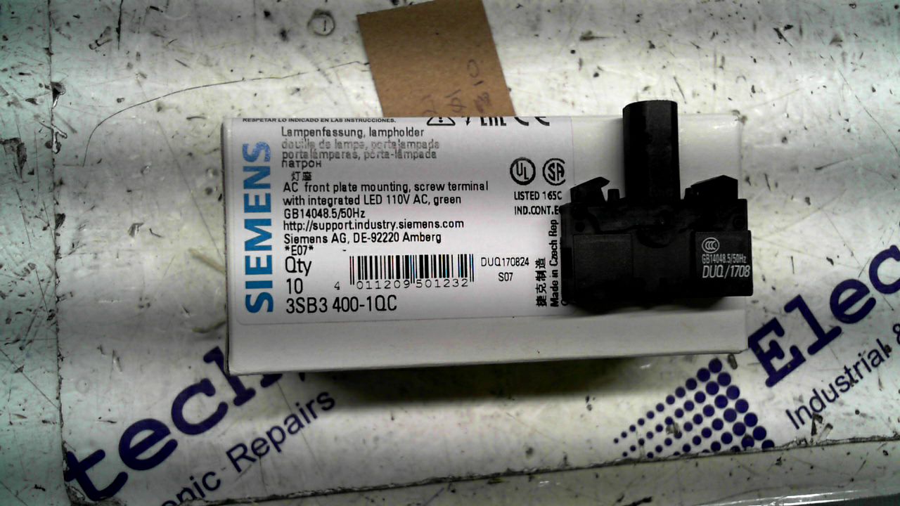 Siemens 3SB3 400-1QC LED AC 110V Green