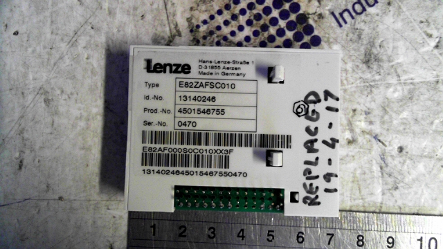 Lenze E82ZAFSC010 I/O Module