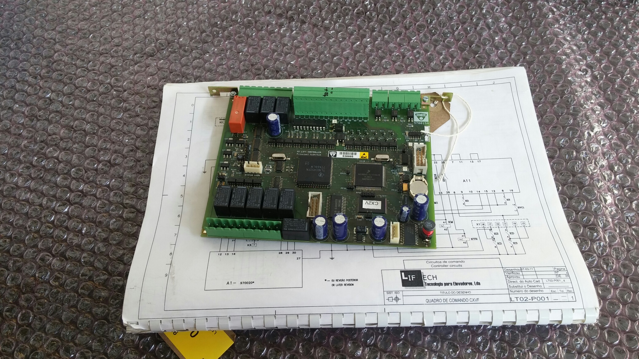 Efacec 970015A Lift Control Board