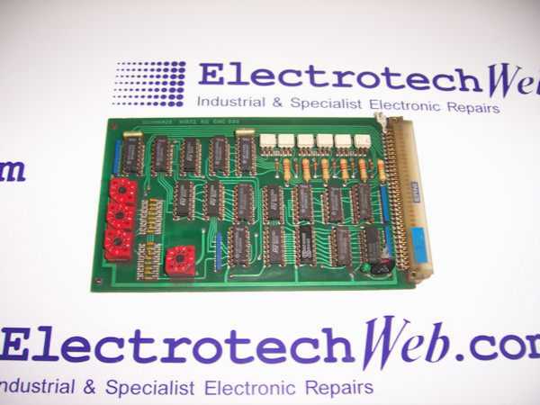 Erni Schwarze CNC550 Euro Card