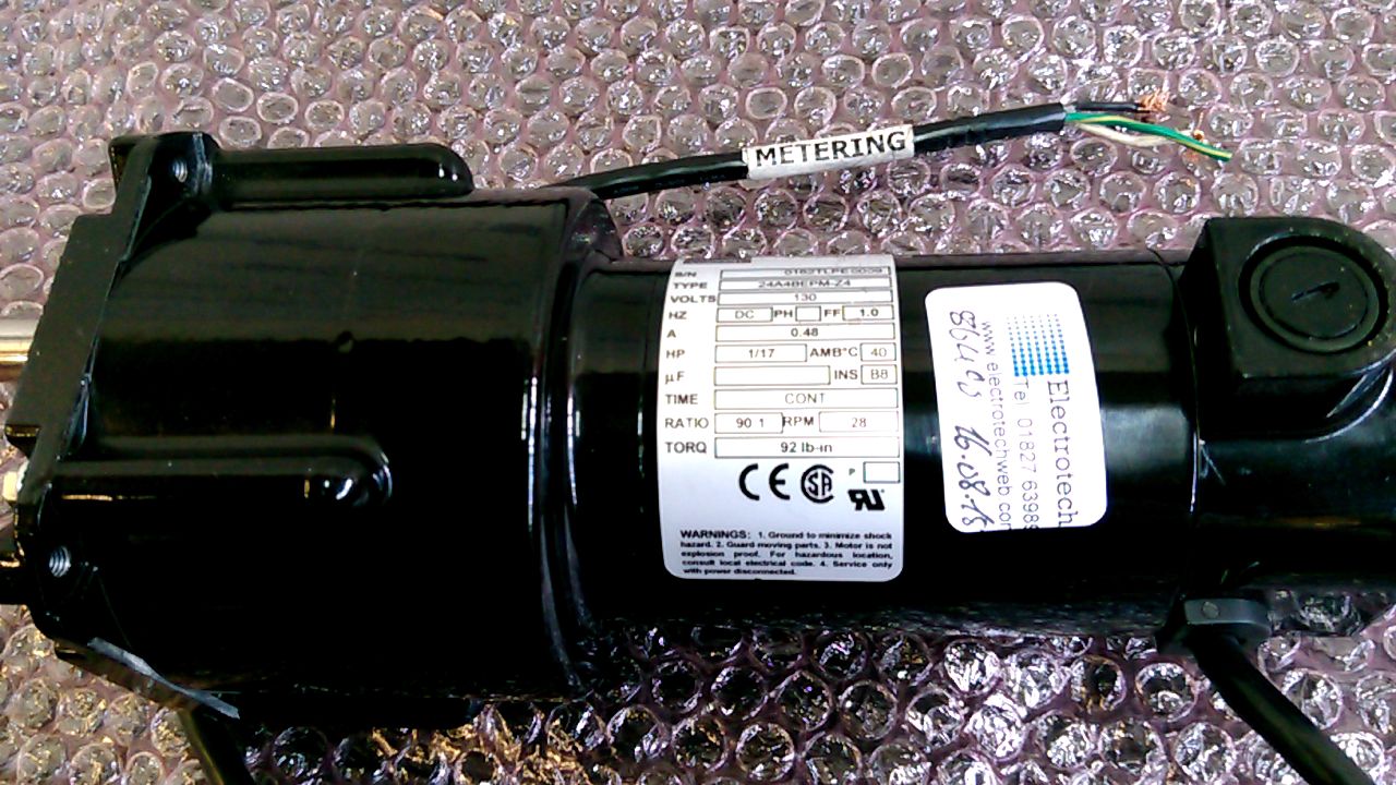 Bodine Electric Company 24A4BEPM-Z4 DC Motor