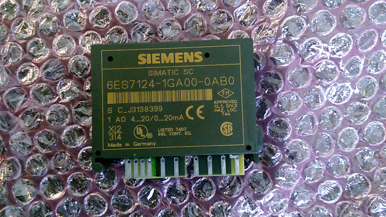 Siemens 6ES7124-1GA00-0AB0 Analog Output Module