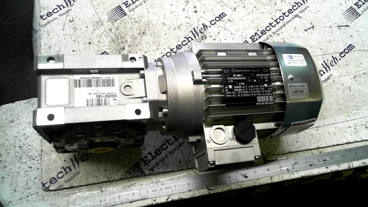 Bonfiglioli W63U_30-1_P80_B14 Gearbox+BN80B4 Motor