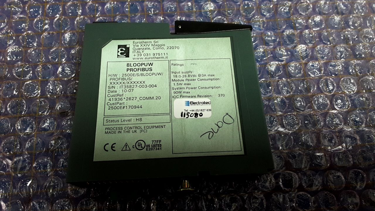Eurotherm 2500E/S/8LOOPUW Modbus