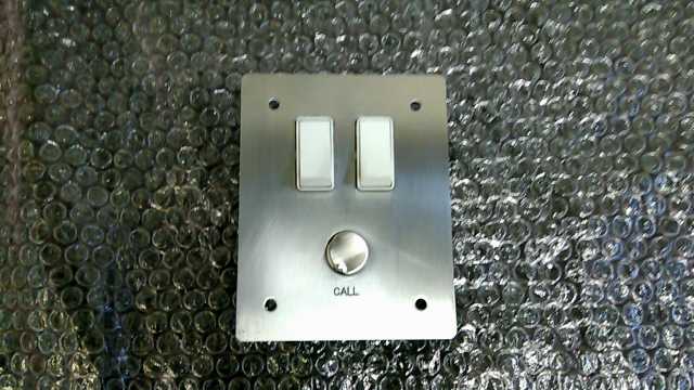 Electrotech 15910 Call Plate with Double Switch