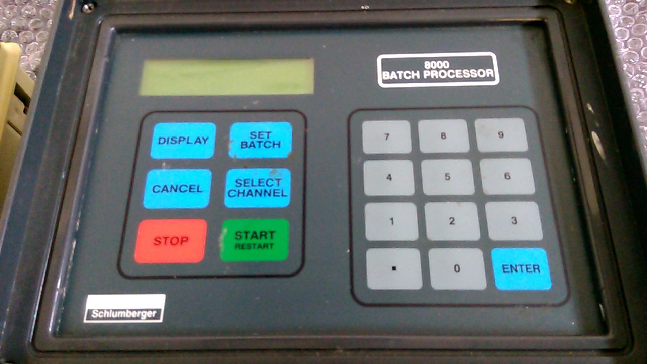 Schlumberger KG-2045 BATCH PROCESSOR 8000