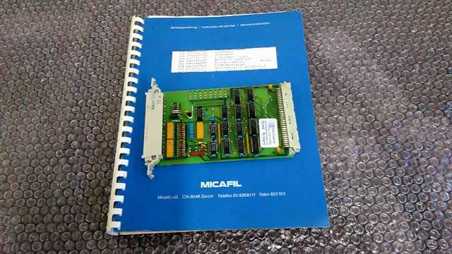 Micafil HLF 524 182 R1 Interrupt PCB