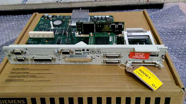 Siemens 6FC5357-0BB35-0AA0 Processor Module