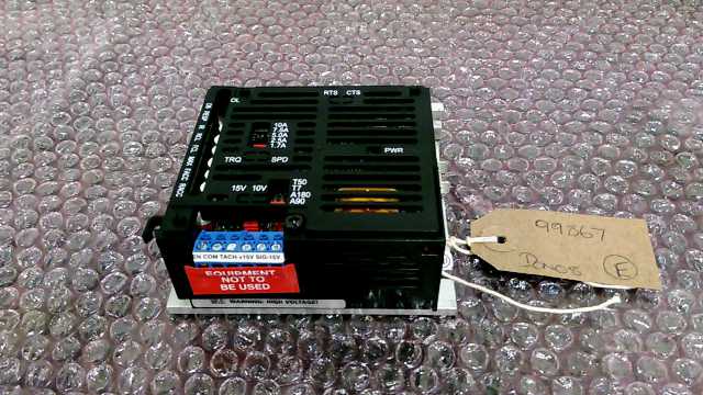 Baldor BC204 DC Motor Speed Control