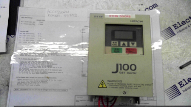Hitachi J100 004SFE5 Inverter