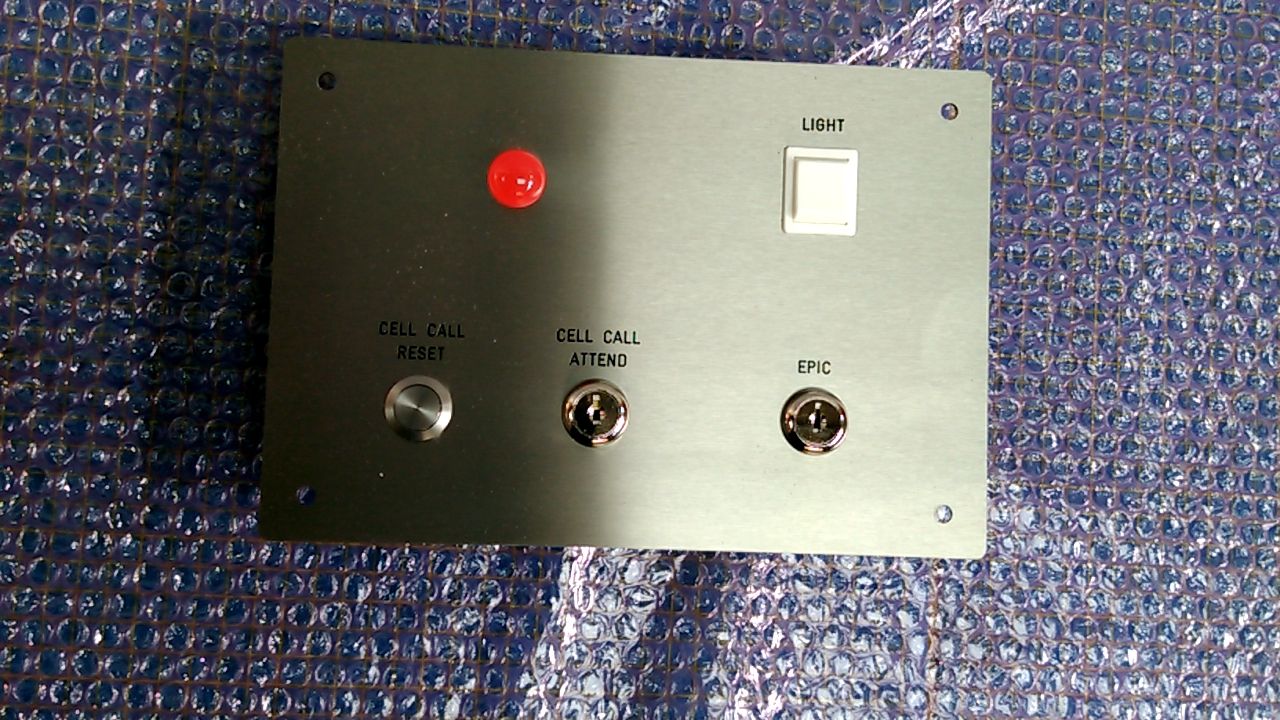 Electrotech L7525RJ Audio Cell Call Reset Plate