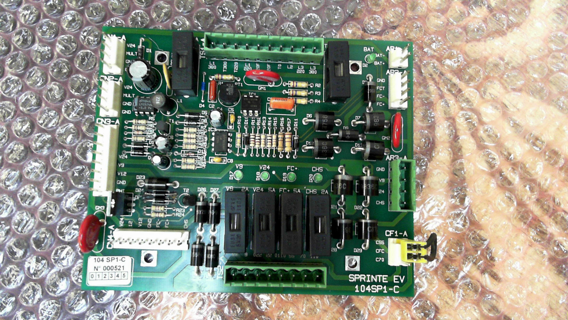 Sprinte E.V. 104SP1-C Power Interface PCB