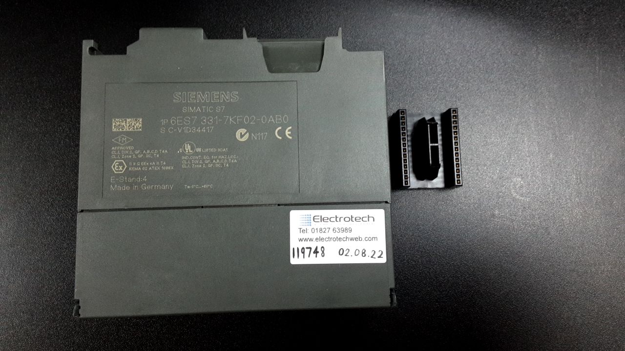 Siemens 6ES7331-7KF02-0AB0 Input Module