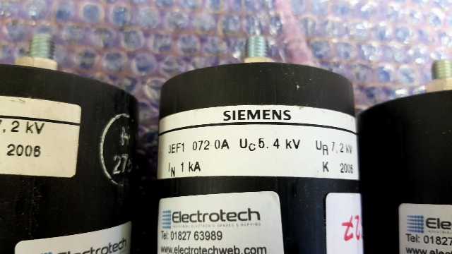 Siemens 3EF1072-0A Overvoltage Limiters