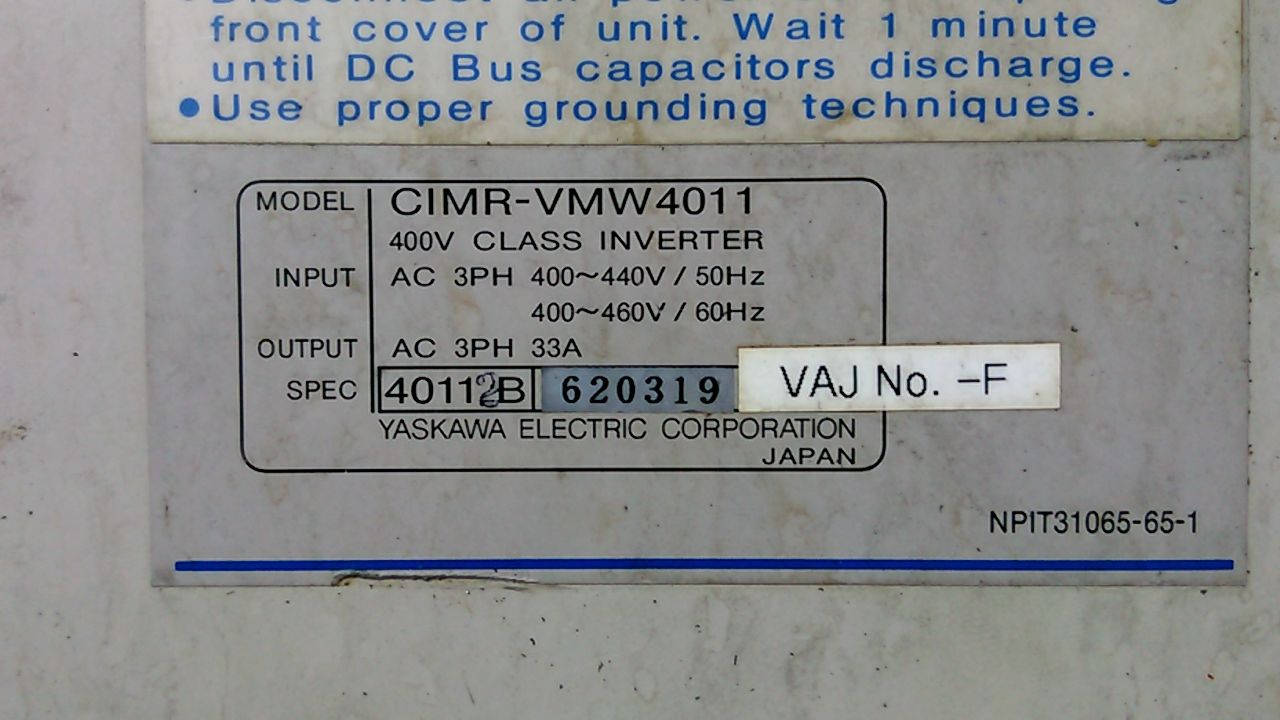 Yaskawa CIMR-VMW4011 Spindle Drive