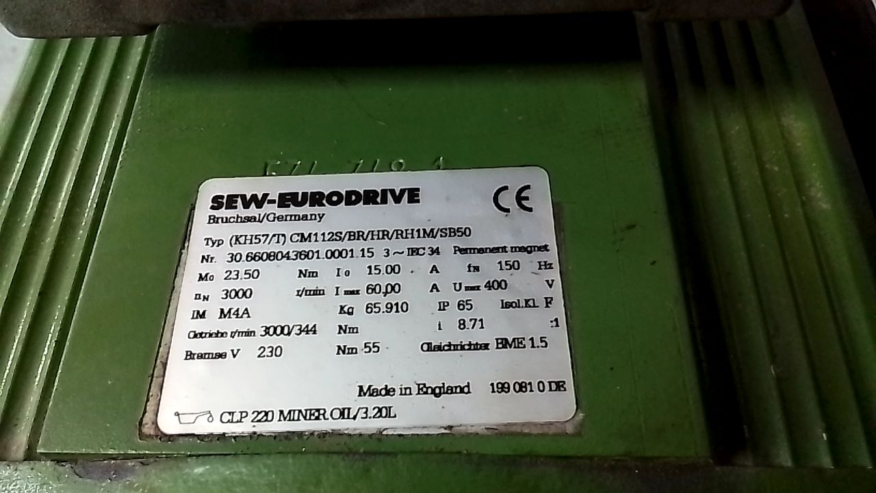 Sew Eurodrive CM112S/BR/HR/RH1M/SB50 Motor