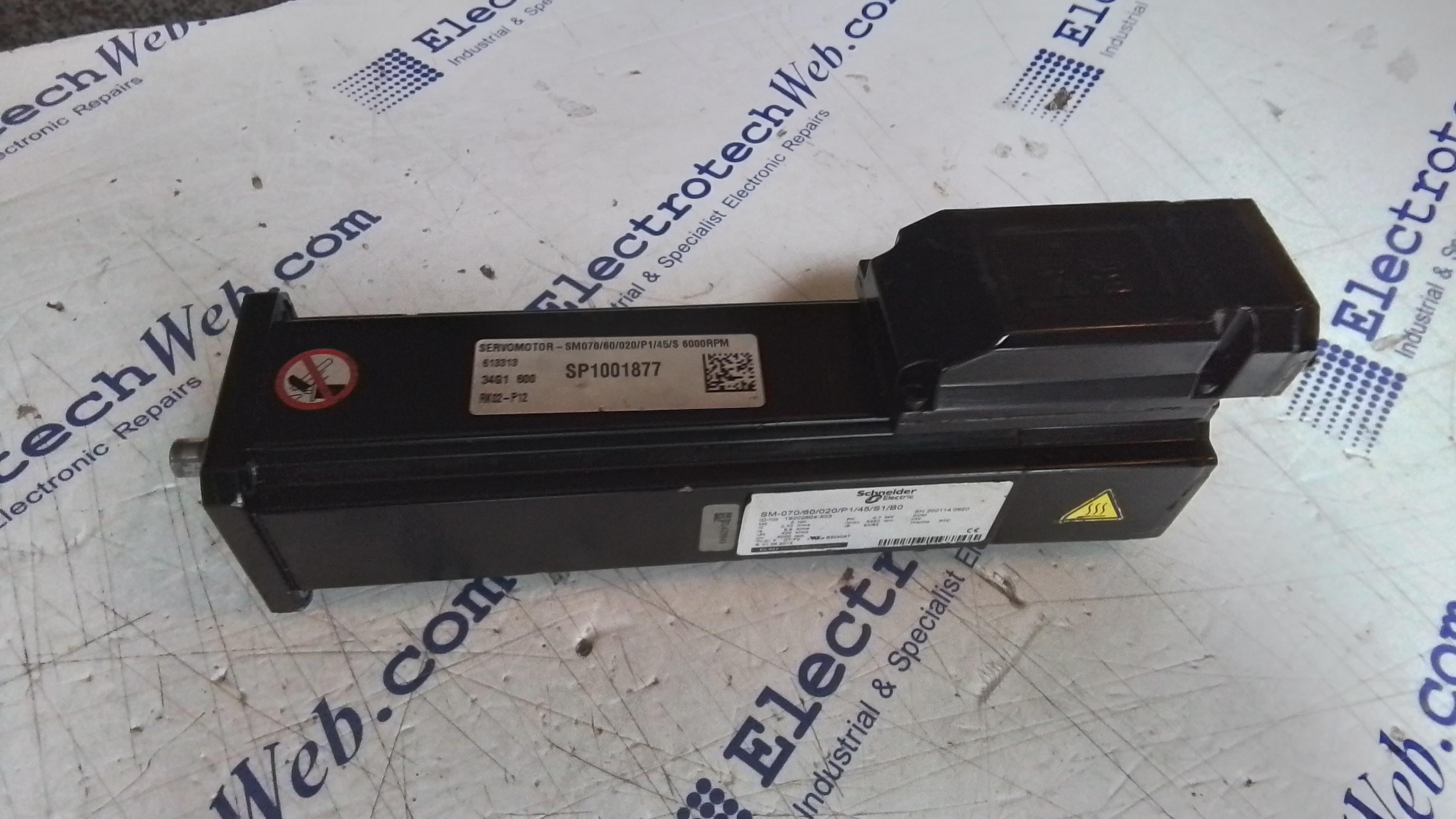 Schneider SM-070/60/020/P1/45/S1/B0 Servo Motor