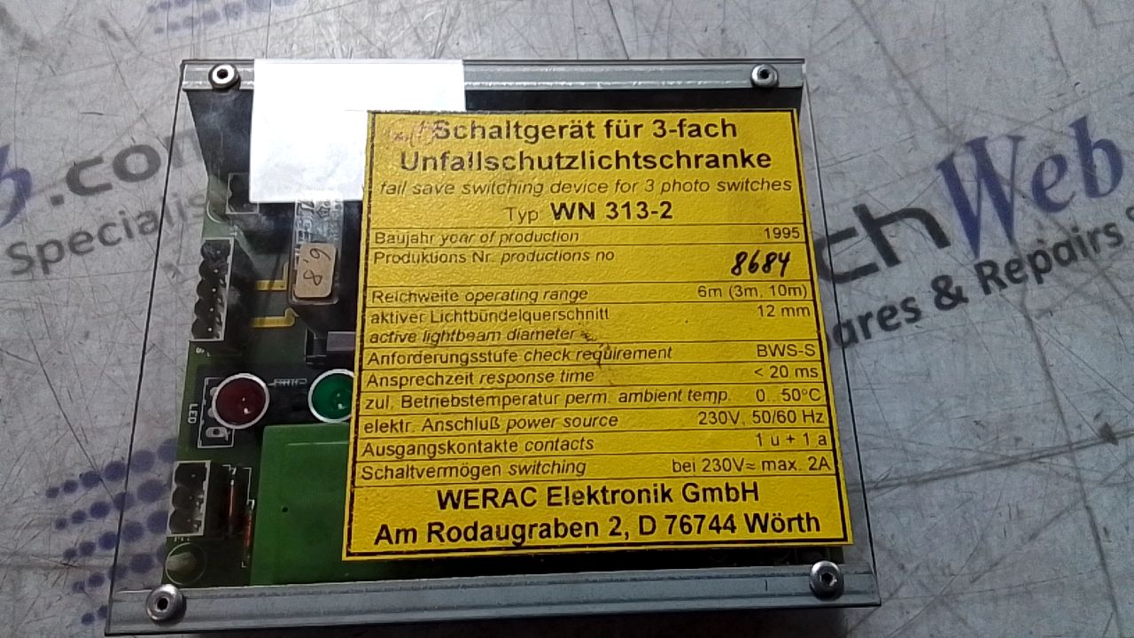 Werac Elektronik WN 313-2 Safety Controller
