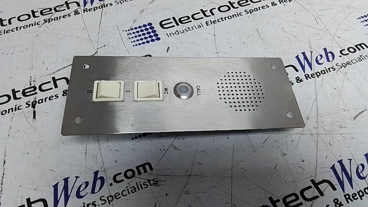 Electrotech L7514/3 Audio Call Plate 3 Switch