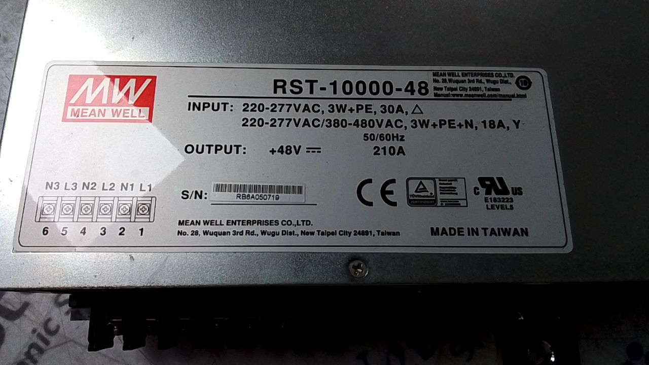 Mean Well RST-10000-48 Switching Power Supply