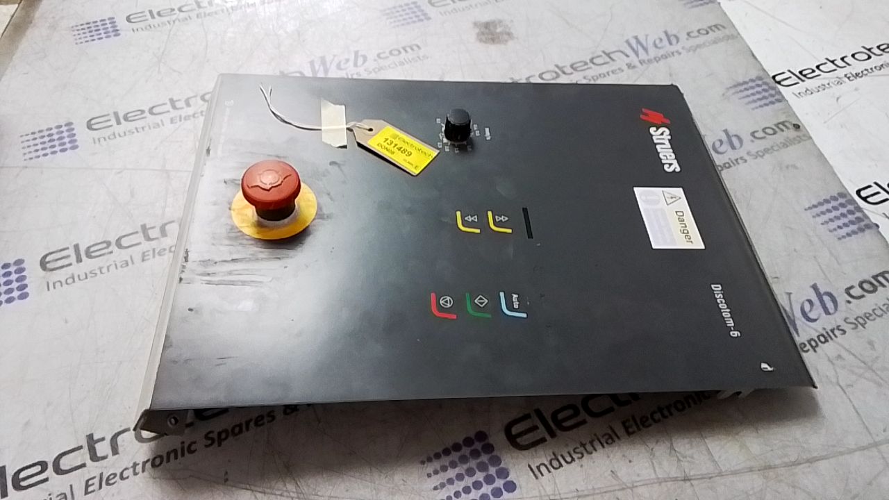 Struers Discotom-6 Control Panel